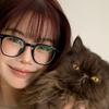 Women's Retro Square Black Frame Glasses - Bare Face Enhancement for Small, Round Faces, Myopia-Friendly