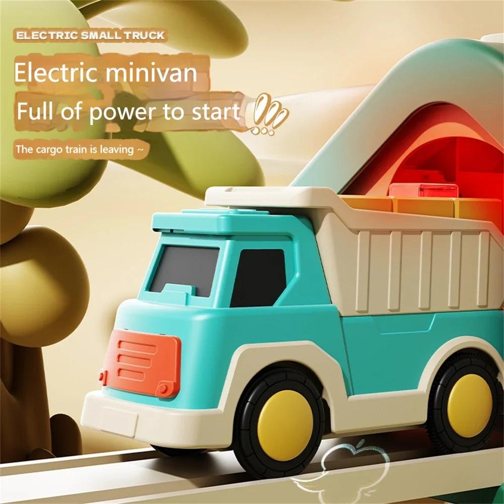 Non-Toxic Engineer Electric Adventure Rail Train Educational Toys Diy High-Speed Train Track Model Car Children Toys For Children Kids Gifts