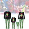 Gemütliches Weiches Polyester Familien-Partner-Pyjama-Set mit dem Grinch für alle Altersgruppen