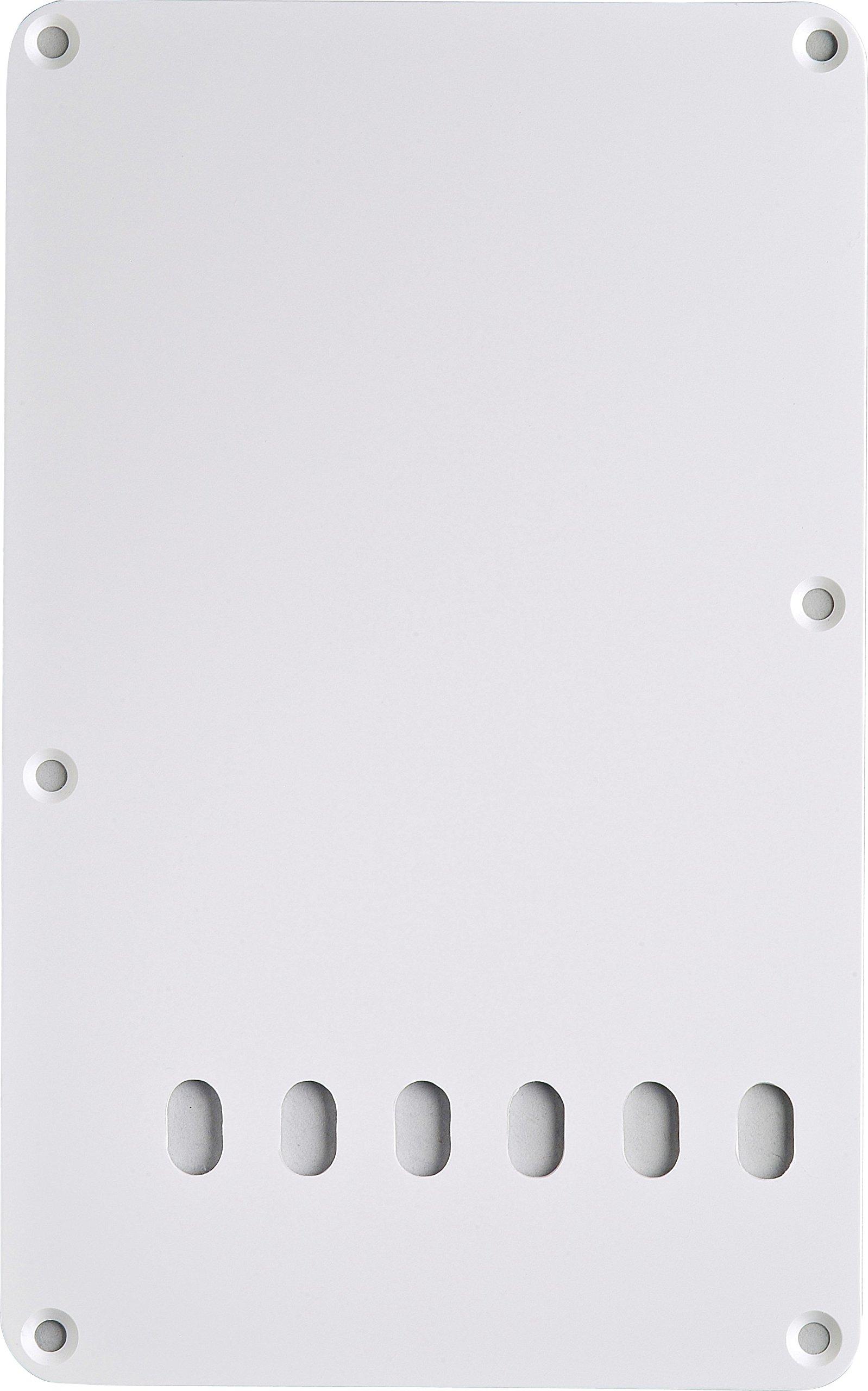 

Fender Parts Backplate, Vintage-Style Stratocaster, White, 1-Ply
