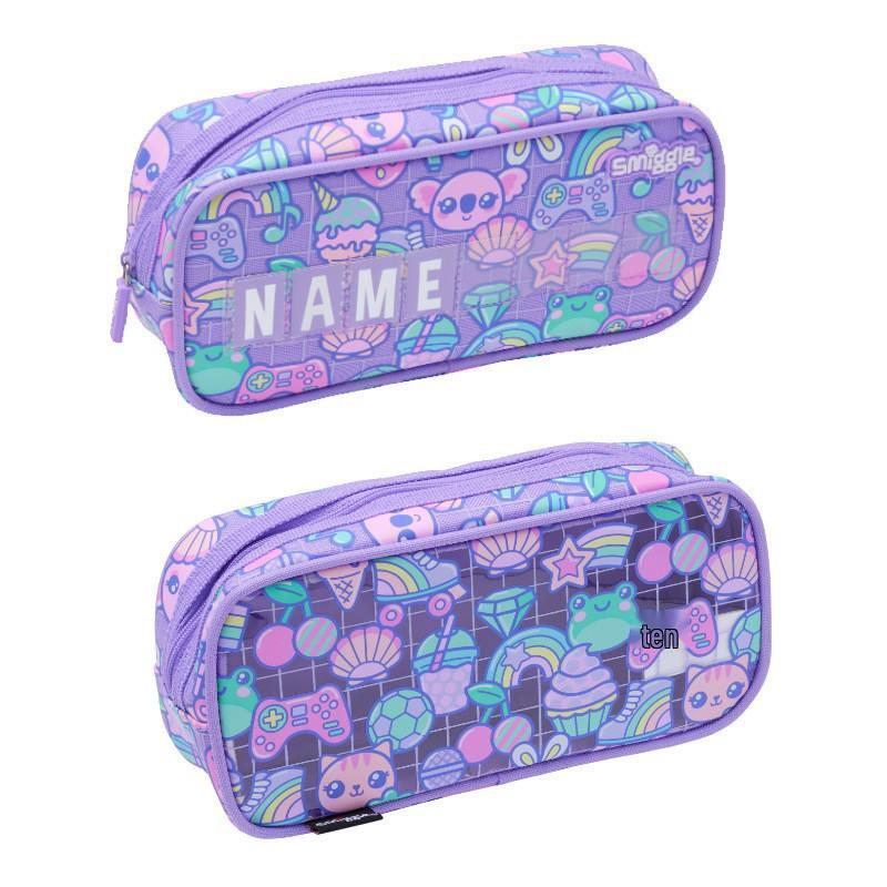 Smiggle Australia Large Cartoon Pencil Case for Primary & Secondary Students