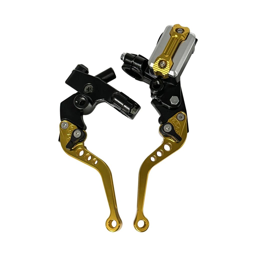 Universal Motorcycle Brake Master Cylinder 22MM Hydraulic Clutch Lever Adjustment Brake Clutch Handle for Motorbike Honda Yamaha