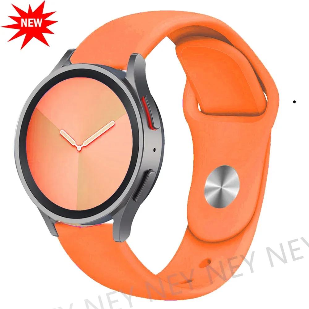 Silicone Strap For Samsung Galaxy Watch 6/5/5 pro/4/Classic/Active 2/Gear S3 20mm 22mm Sport Bracelet Huawei GT 2/e/3/4 Pro Band