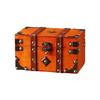 Wooden Storage Box With Locking Mechanism And Leather Accent For Home Use Documents Small Item Organization Case