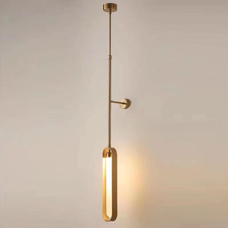 European-Style Minimalist Wall Lamp: Modern Art Design for Office, Hotel, or Bedroom