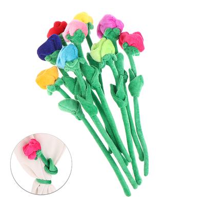 Cadou de Ziua Îndrăgostiților Floare de Trandafir Desen Animat Jucărie de Pluș Moale Umplută Cataramă Creativă pentru Perdele Decorațiune pentru Casă Crăciun Pentru Mamă