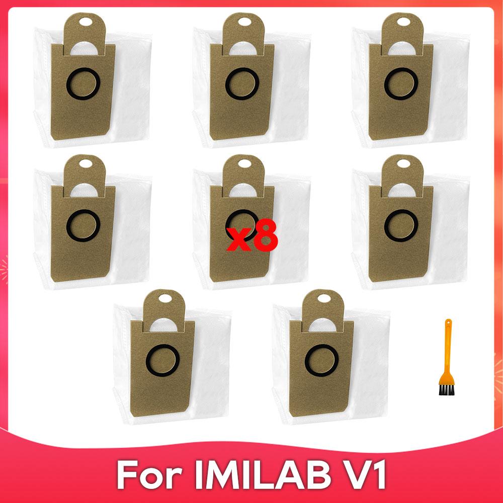 Fit For IMILAB V1 Robot Vacuum Cleaner Replacement Spare Parts Accessories Main Brush Side Brush Hepa Filter Mop Pad Dust Bag