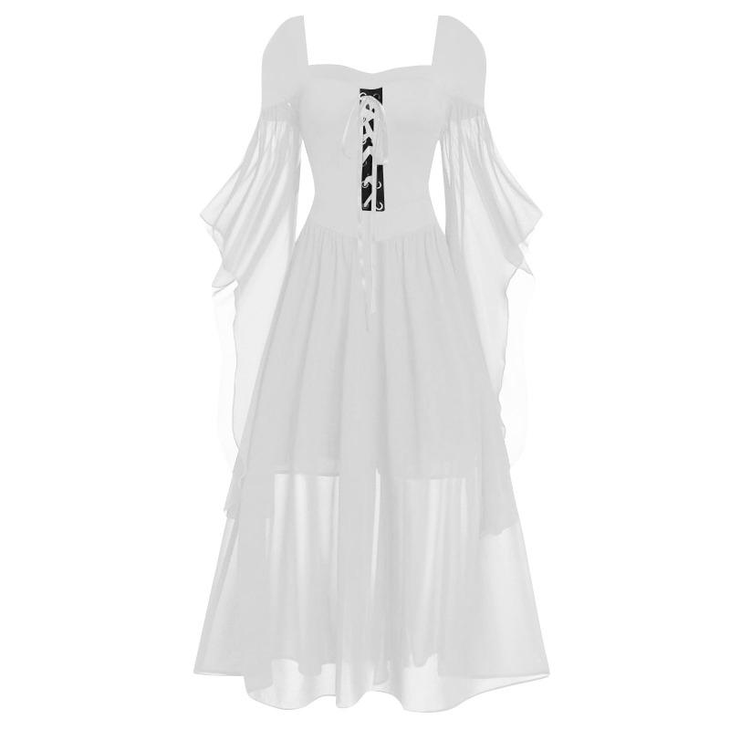 GMXIA Halloween Witch Strappy Swing Dresses