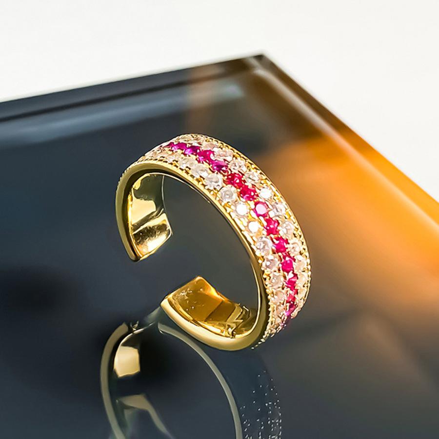 

Открытое кольцо женское легкая роскошь высокое чувство моды темпераментное кольцо ins стиль универсальные украшения