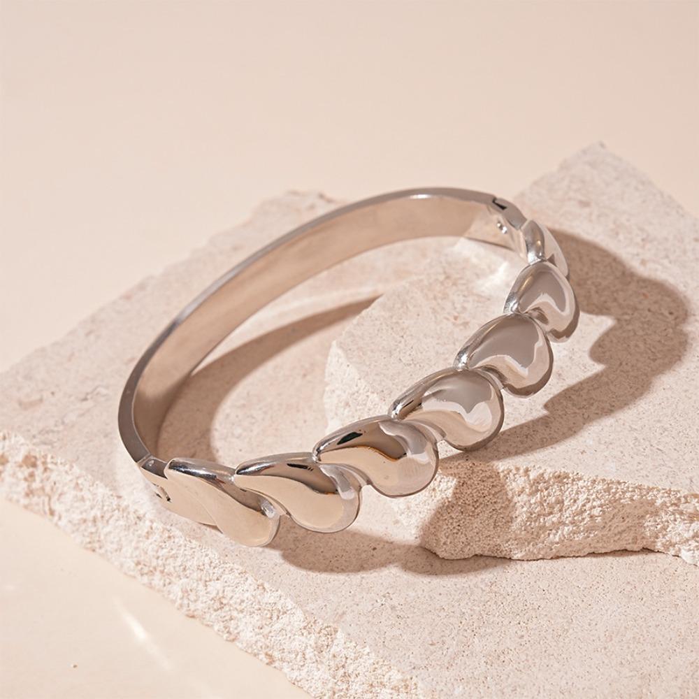 Metal Wide Open Bangle Butterfly Exaggerated Bracelet Temperament Cuff Bangles  Women