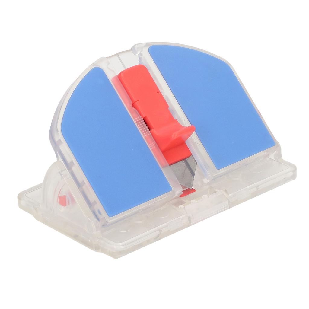Adjustable Paper Cutter Double Ended Blade 45° Bevel Cutter 90° Straight Cutting Plastic Portable Pa