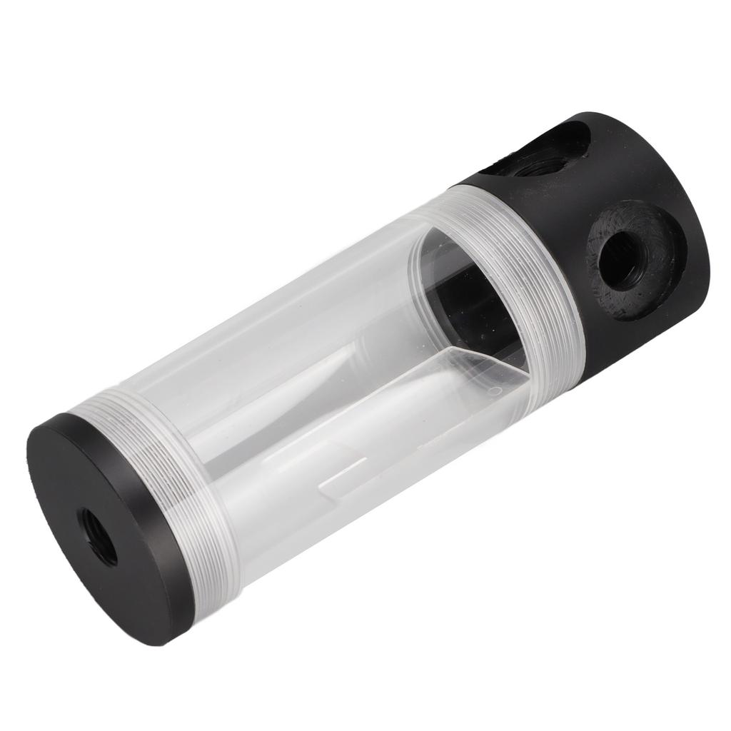 Reservoir Water Cooling Length 14cm 4 Holes Diameter 50mm CNC Machining G14 Thread Acrylic Water