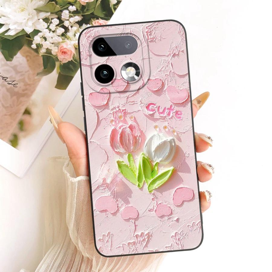 Case For Realme 16 Pro Plus Capa Flower Butterfly Phone Casing Realme16 16Pro 16 Pro+ Funda Soft Silicone TPU Covers