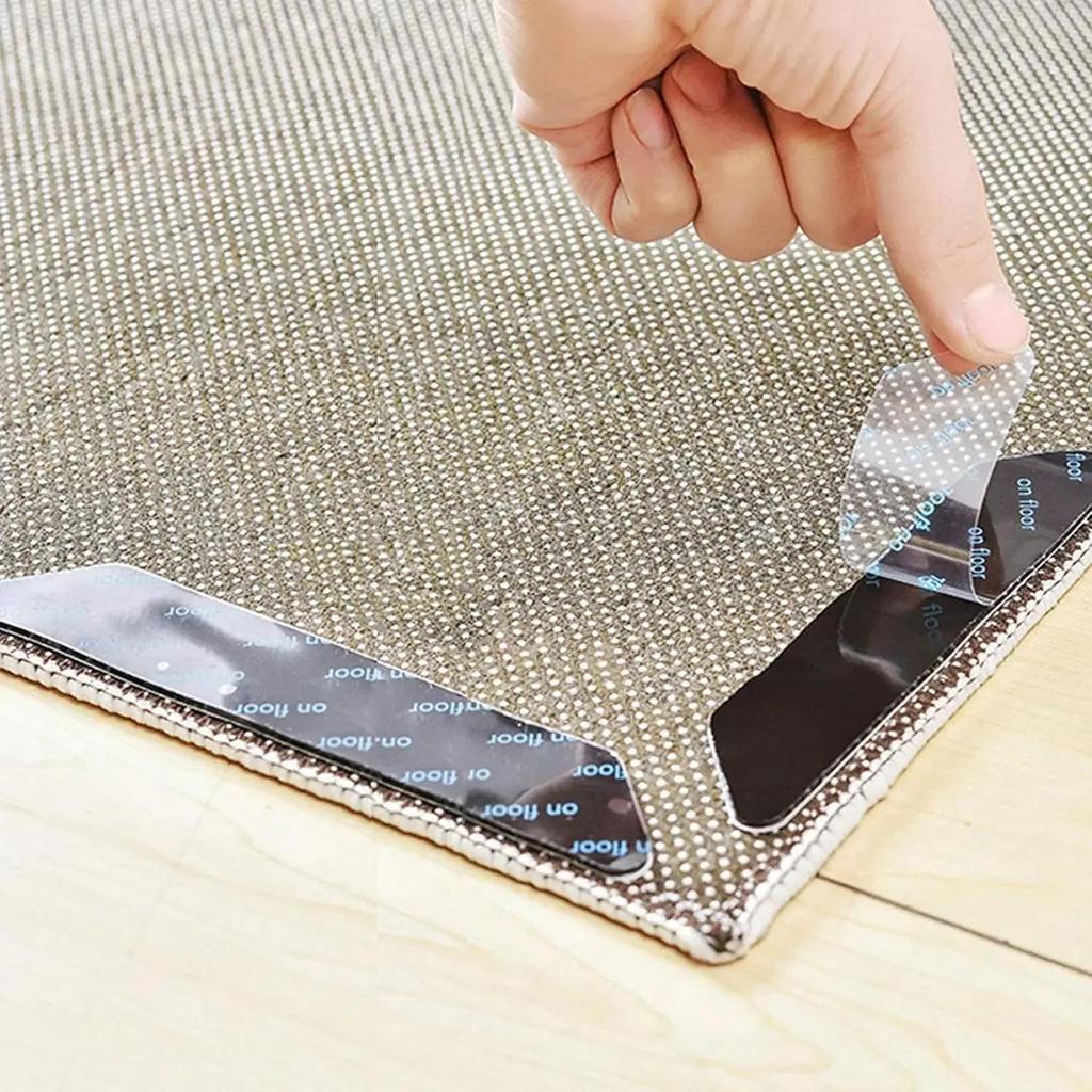 Carpet Non-slip Reusable Stickers Washable Anti Curling Carpet Patches Fixed Pad Floor Rug Mat Grip Stoppers Tapes