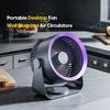 Multifunctional Electric Fan Circulator Wireless Portable Home Quiet Ventilator Desktop Wall Ceiling Fan Air Cooler