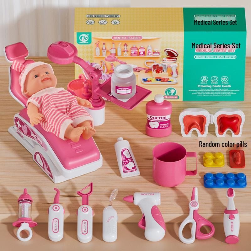 Kids' Doctor Dentist Role Play Set for Boys & Girls – Simulation Injections & Visits