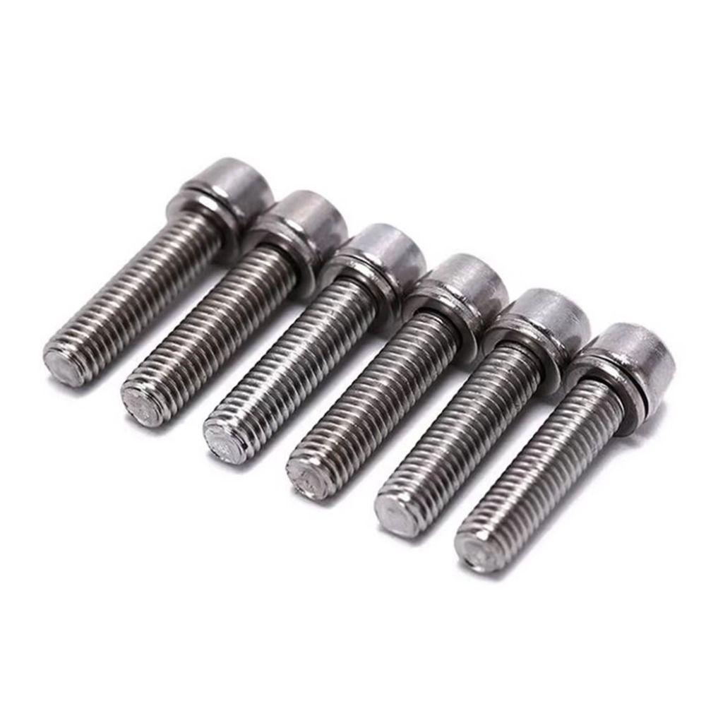 12Pcs Repair Accessory Bicycle Handlebar Screws Bike Cycle Parts Bike Stem Bolts Bike Stem Screws