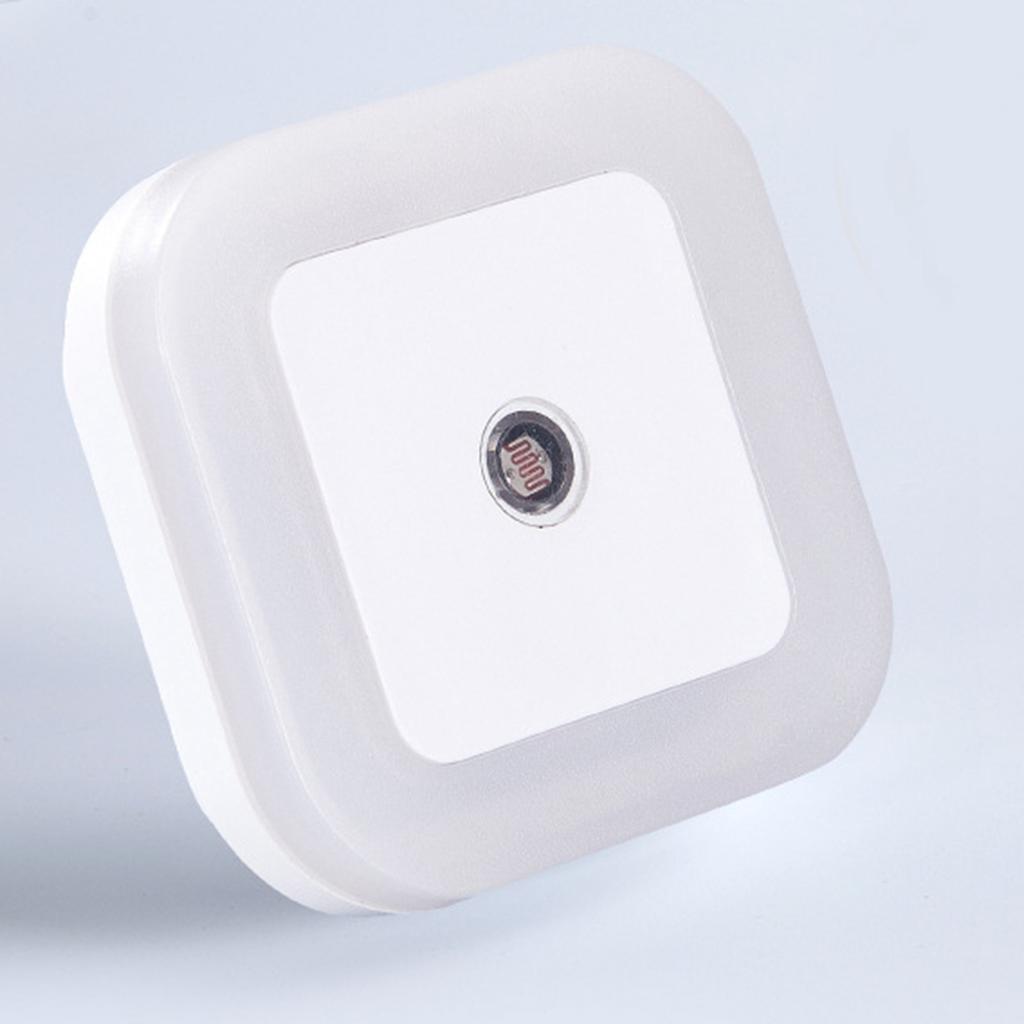 6 Stück Quadratisches Nachtlicht LED Weiche Weiße Farbe Lichtsteuerung Nachtlampe für Schlafzimmer Korridor ?