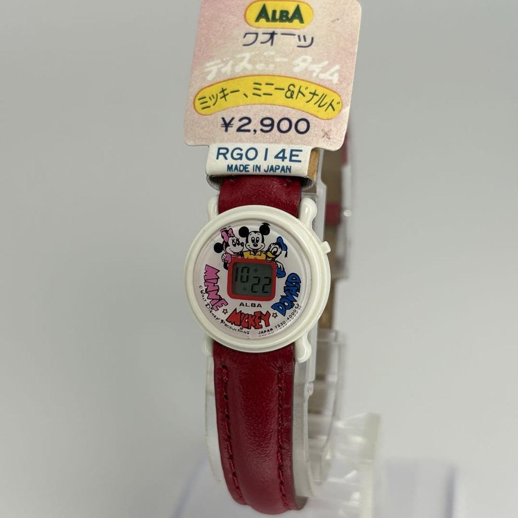 [USED] SEIKO Alba Disney Time Digital Watch with Replaced Battery