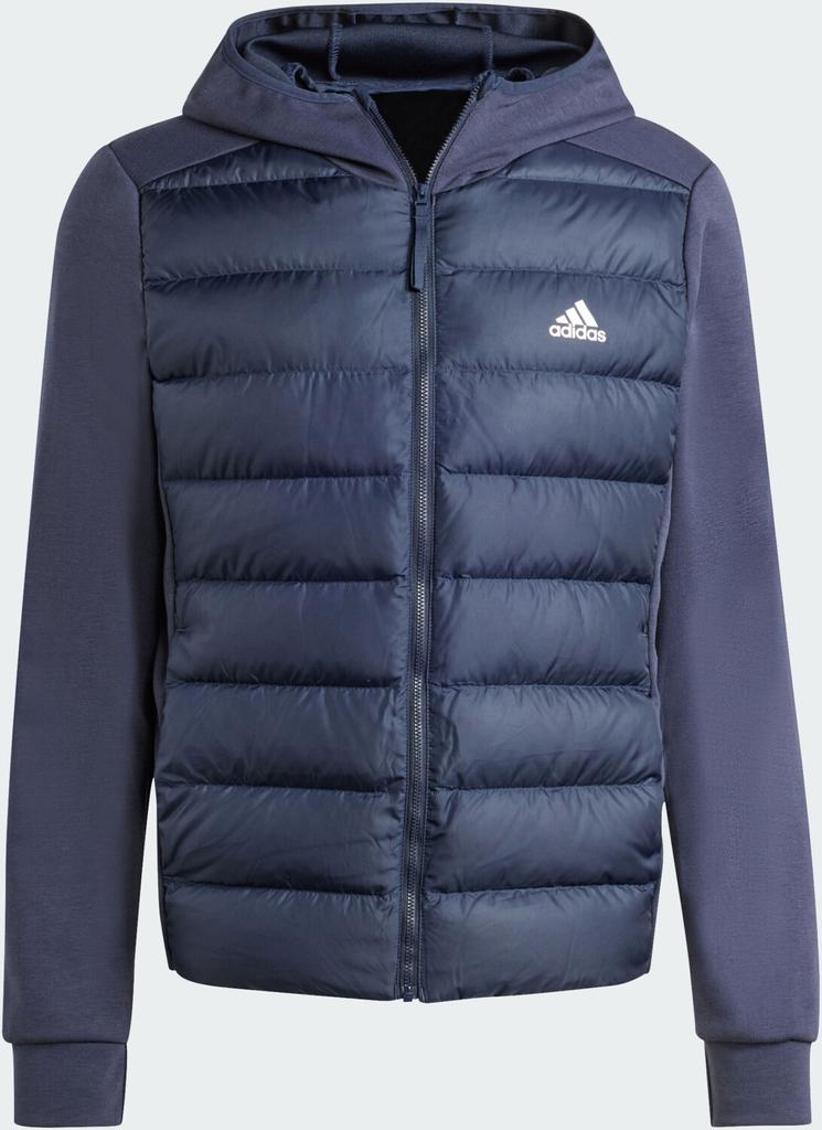 Куртка Adidas Man Essentials Hybrid Hooded Down Jacket legend ink (IK3224)
