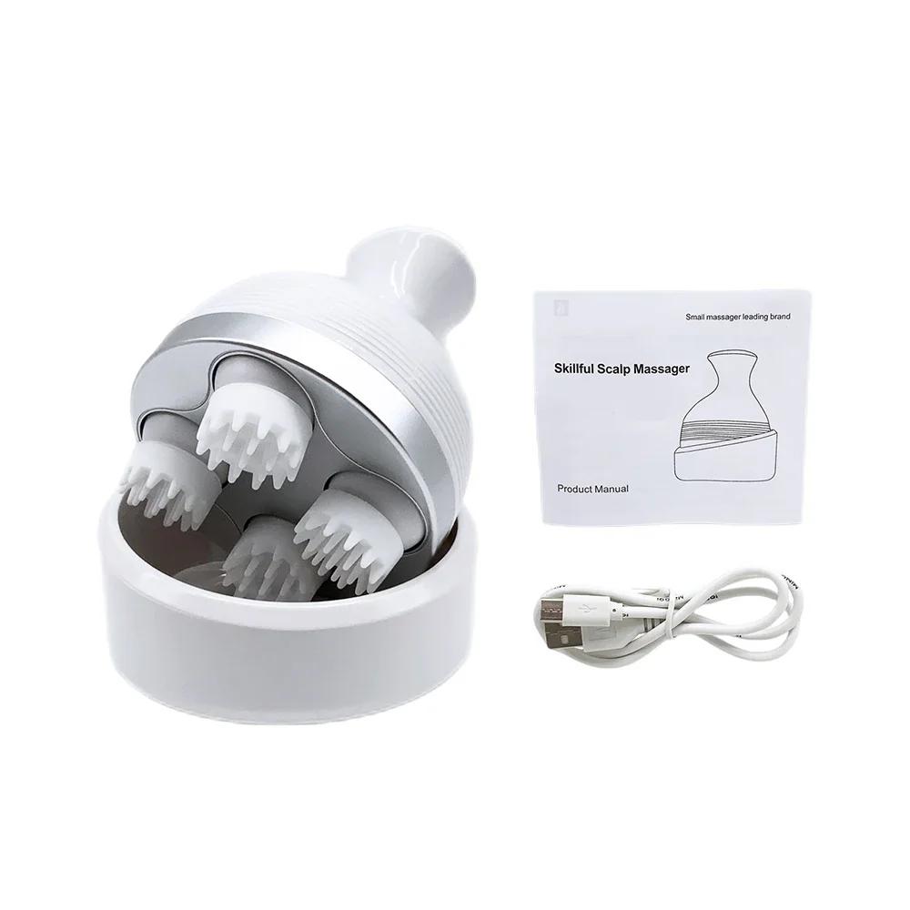 Electric Cat Massager Head Scalp Massage Machine Health Care Relax Body Shoulder Neck Muscle Deep Tissue Knead Vibrating Massage