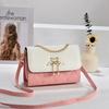 2025 New Style Women's Bag Trendy One-shoulder Crossbody Small Square Bag Fresh, Sweet, Fashionable and Versatile High-end Chain Mobile Phone Bag