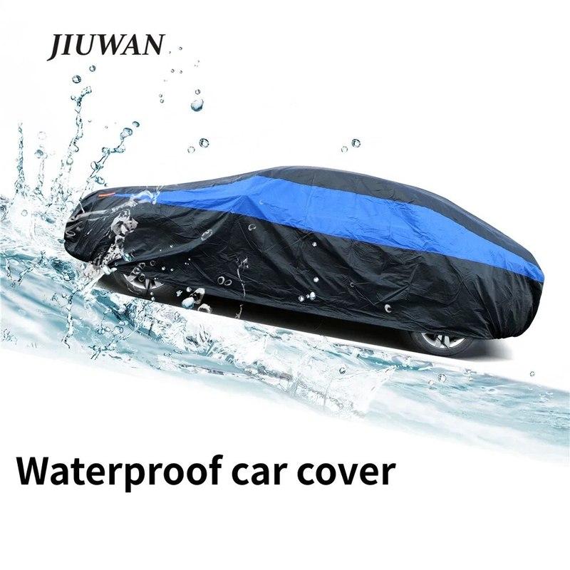 Car Cover Universal Waterproof Dustproof UV Protective Cover Exterior for Hatchback Sedan SUV Full Car Covers