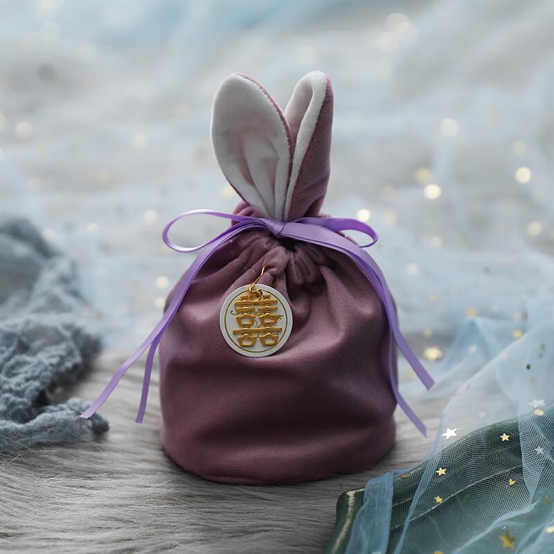 Velvet Rabbit Ear Wedding Candy Bags