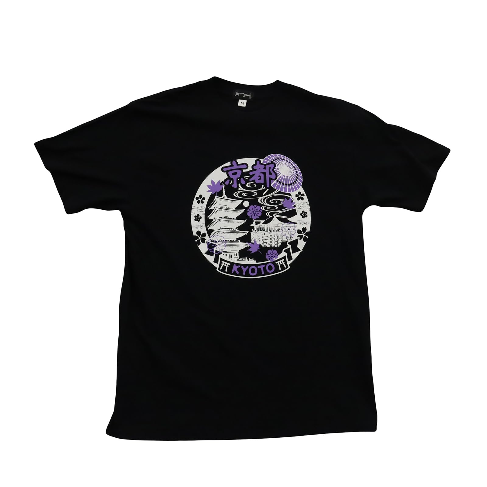 Japanese Souvenir Circle L Black Shin-ei [T-shirt Kyoto]
