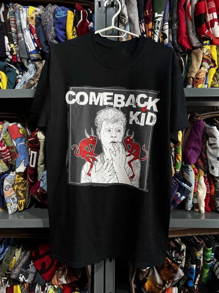 Comeback Kid T-Shirt Black Cotton All size S-5XL DM525 Unisex T-Shirt XXXXL