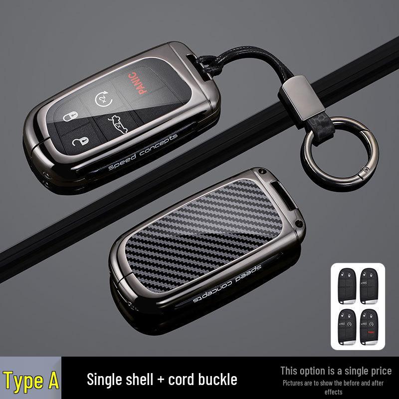 Replacement Shell for Dodge Journey, Jeep Grand Cherokee & Chrysler Remote Key