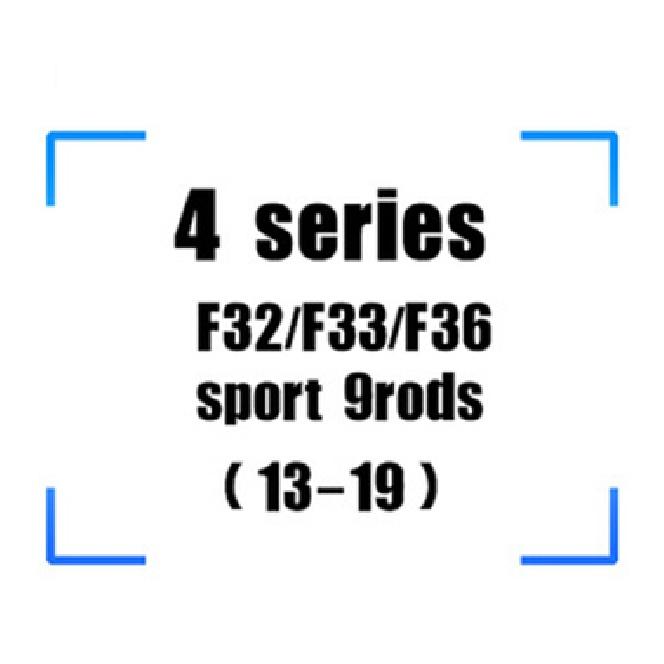 

3 шт., ABS, 3 вида цветов, гоночная решетка, накладка, зажим M Power для BMW F32 F33 F36 4 серии 2013- 4-Series 9bars