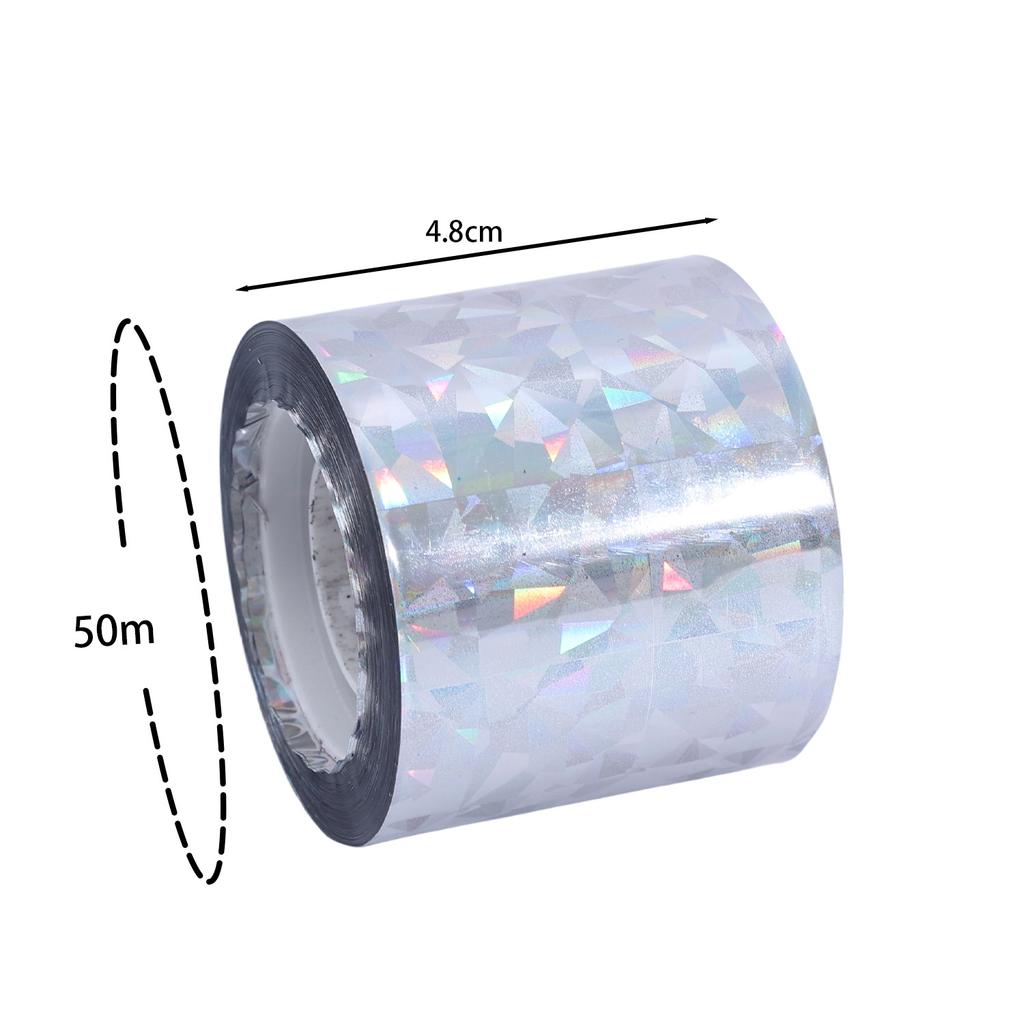 Bird Repellent Scare Tape  Double-sided Laser Pest Control Scarer Birds Repeller Flashing Anti Ribbon Pigeons Crow Keep Away