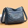 Vintage Crossbody Bag for Women Adjustable Shoulder Strap Middle Aged Women's Shoulder Bag Suitable for Daily Life, Shopping, Commuting and Other
