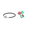 Pandora Moments T-Bar Woven 925 Silver Leather Bracelet Unisex bracelet 591675C01