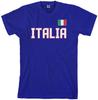 Threadrock Men's Italia National Team T Shirt Italy Soccer