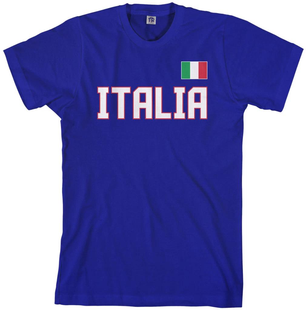 Threadrock Men s Italia National Team T shirt Italy Soccer M
