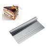 Dough Scraper Clear Scale Stainless Steel Dough Cutter with Ergonomic Handle for Bread Cake Baking