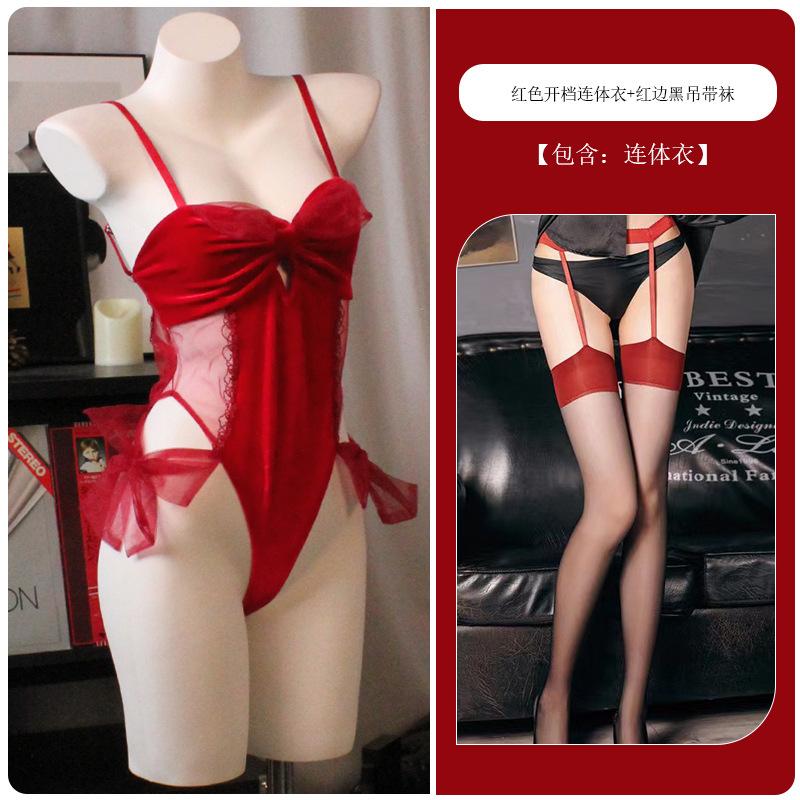 Sex lingerie sexy pure desire style burgundy catwoman open file temptation
