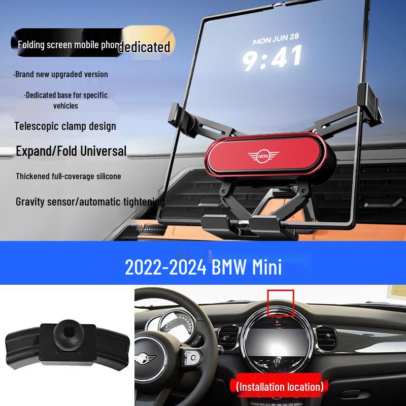 BMW Mini, F55 & Other Models Frosted Zinc Alloy Car Phone Holder