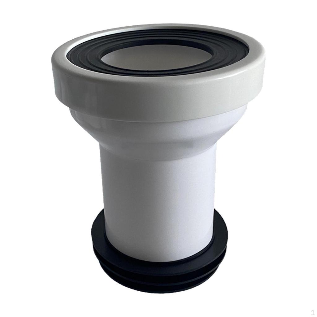 Offset Toilet Flange Connector Extension Adapter 4 inch PVC Shifter for Plumbing