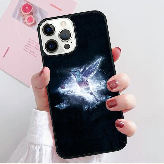 Hummingbird Coque Shell For iPhone 17 Air 15 16 14 13 12 Pro Max 11 Pro Max Plus Phone Case Cover