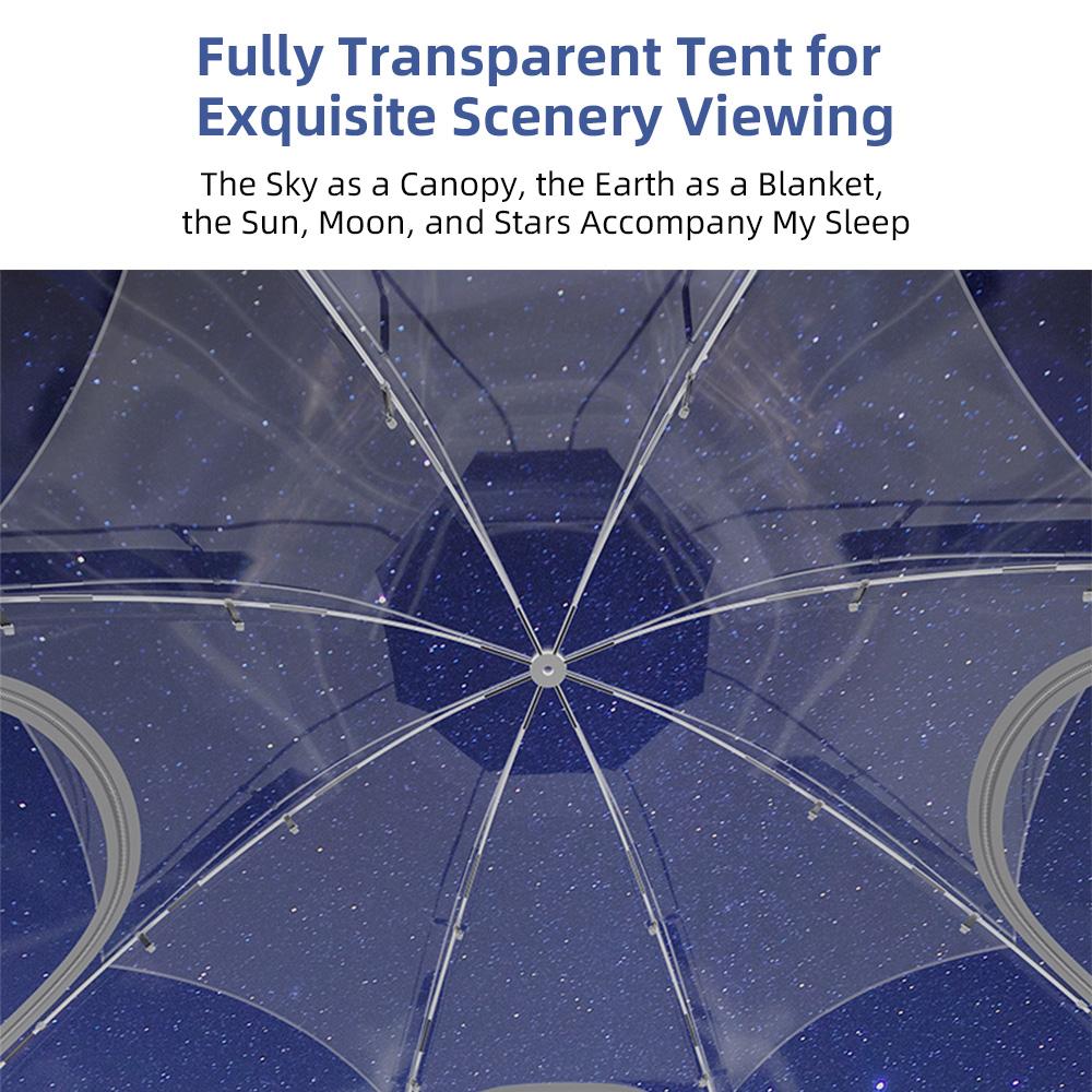 Garden Party Tent 8-10 Person Bubble Tent Dome Gazebo Mini Greenhouse Outdoor Large Instant Weatherproof Shelter for Party