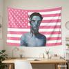1pc Avatar Inspired Pink USA Flag Polyester Tapestry 2D Wall Hanging for Bedroom Living Room All Season Home Decoration