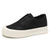 Fashion Black Thick Soled Men's Board Shoes Fashionable and Versatile Styles Daily Office Outdoor Street Youth Walking Hot Selling Shoes