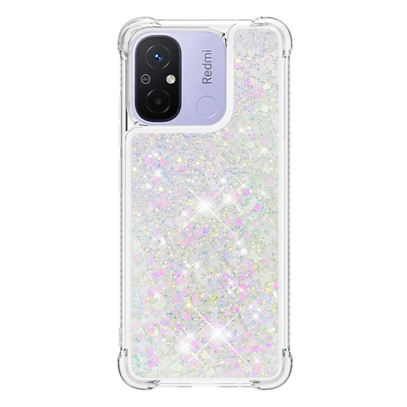 Pre Xiaomi Redmi 12C Puzdro Trblietavé Dynamické Tekuté Puzdro na Pre Fundas Xiaomi Redmi 12C Mi Kryt na Telefón Xiomi Redmi12C 12 C Coque