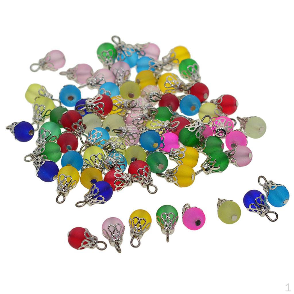 

Glass Beading Charms Decor Supplies Handmade for Necklace Making