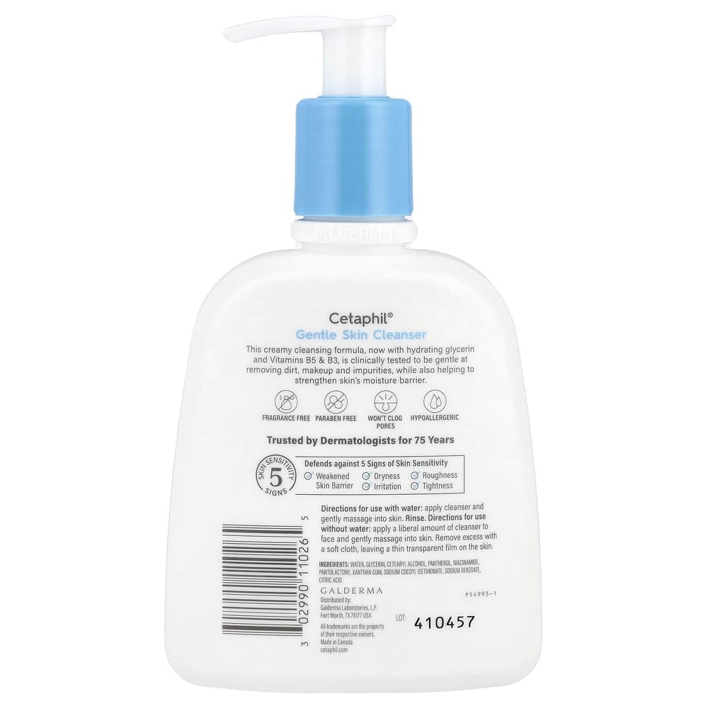 Cetaphil Gentle Skin Cleanser, Fragrance-Free, 237ml (8 Fl Oz)