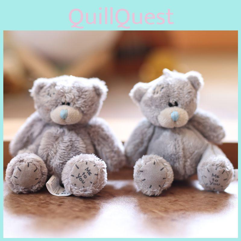 Cute Bear Plush Keychain With Super Soft Short Plush For Bag Decor And Gift