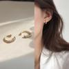 Simple Style Ear Clip Gold Non-piercing Earring For Women Vintage Rhinestone Stars Ear Cuff Girls Jewelry Gifts